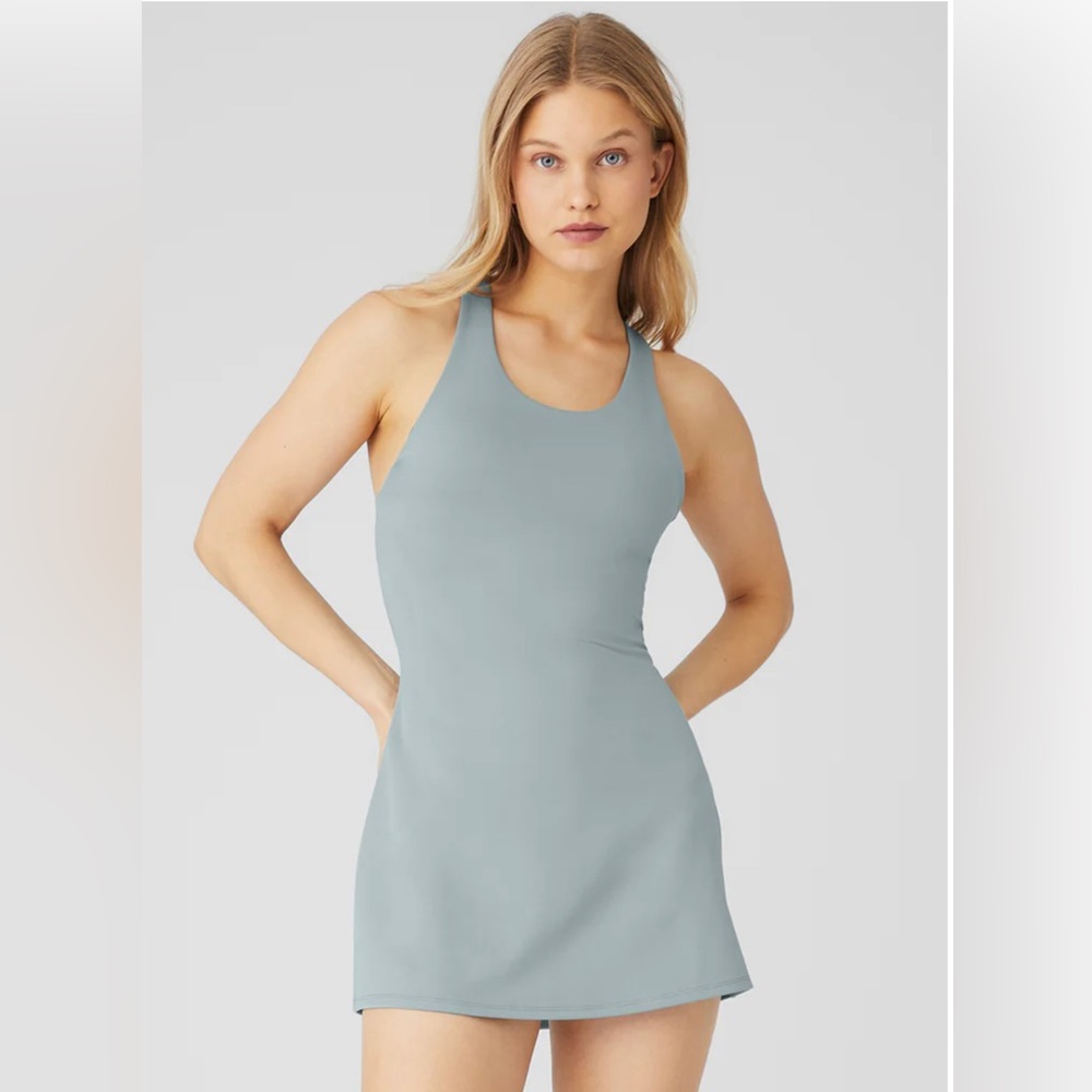 Alo Airlift Fly Dress Cosmic Grey